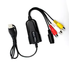 Карта видеозахвата USB 2,0, VHS в цифровой конвертер, Easycap захват для Windows 10/8/7/XP захват видео конвертировать VHS драйвер бесплатно