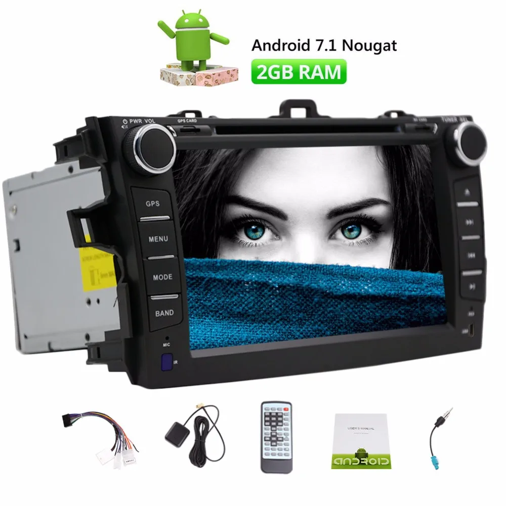 

Eincar Android 7.1 Car Autoradio Stereo 2Din GPS Navigation Radio Bluetooth Head Unit Support DVD Player 1080P Video Dual Camera