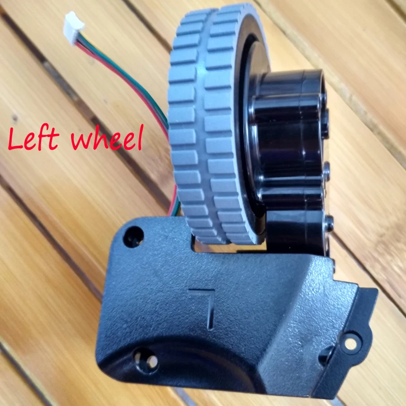 Baratos 1 unids original rueda izquierda para robot Partes de aspirador iLife a4s A4 robot Partes de aspirador iLife A4 (incluyendo ruedas motores)