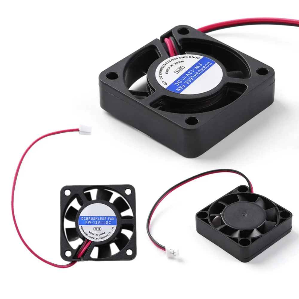 2 قطعة 4010 12 V 2Pin 4 سنتيمتر برودة مروحة 40x40x10 مللي متر البسيطة DC فرش التبريد مروحة وحدة معالجة خارجية للحاسوب هيكل بطاقة جرافيكس CPU Ventilador