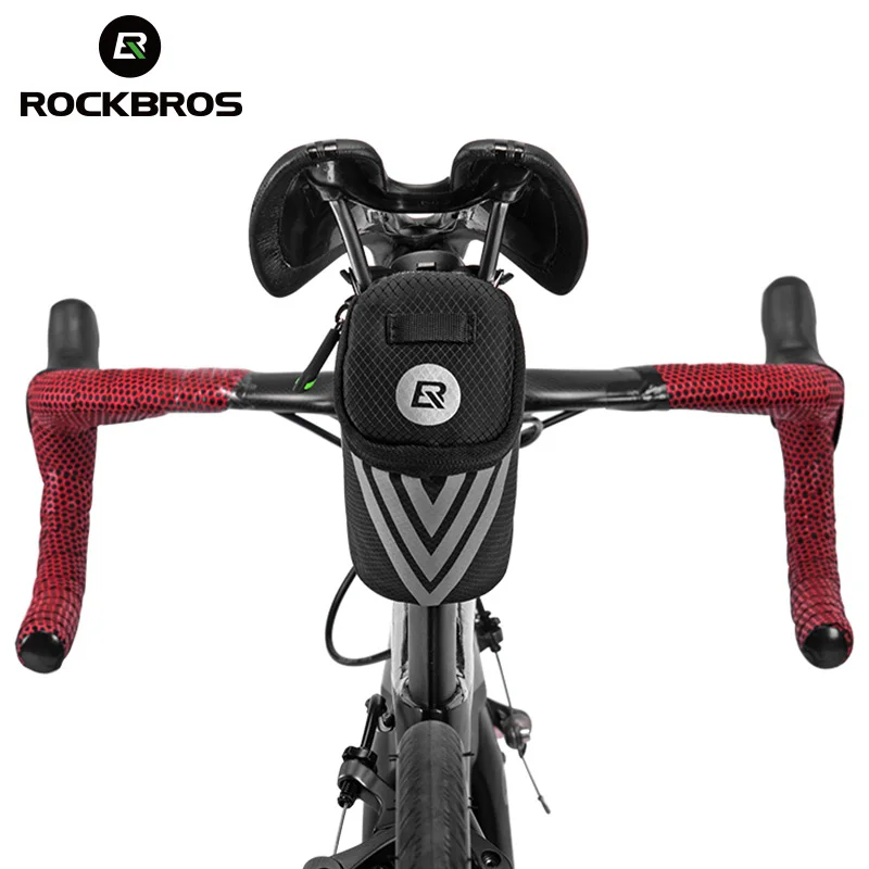 Perfect ROCKBROS Bicycle Mini Seat Bag Cycling Y-Series Strap-On Wedge Packs Saddle Bag  MTB Rode Bike Tool Kits Rear Seat Pack Bags 5