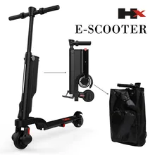 HX X6 Scooter elettrico pieghevole Scooter elettrico a due ruote Mini zaino portatile e-scooter bici elettrica Ebike