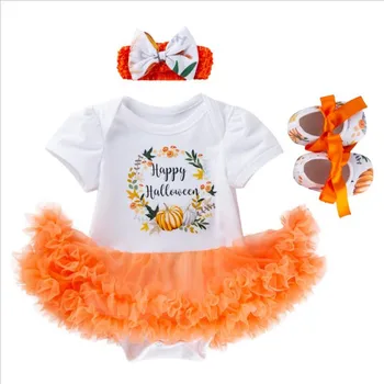 

Summer Baby Girl Dress set Princess Puff Sleeve Halloween Dress Baby Girl Christening Gowns Toddler Little Girl Clothes Vestido