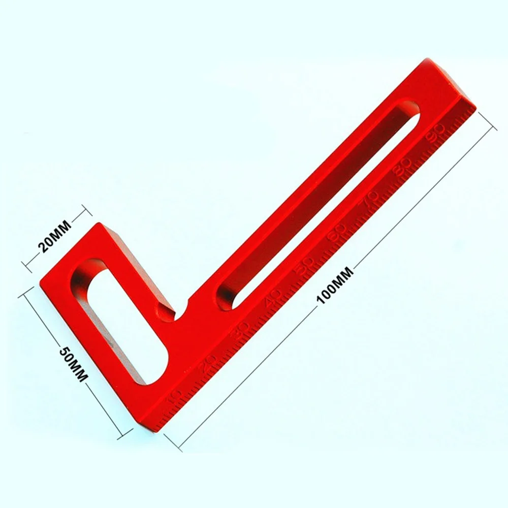 

L-Squre Minisquare Precision Woodworking Tools 100mm Woodpeckers Mini Clamping Squares Aluminum Measurement Tool