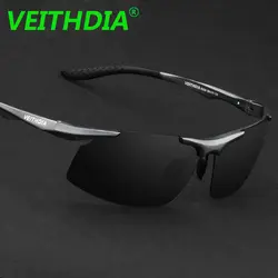 Авиатор логотип бренда дизайнер Алюминий магния UV400 Для мужчин Поляризованные солнцезащитные очки за рулем очки солнцезащитные очки 2018