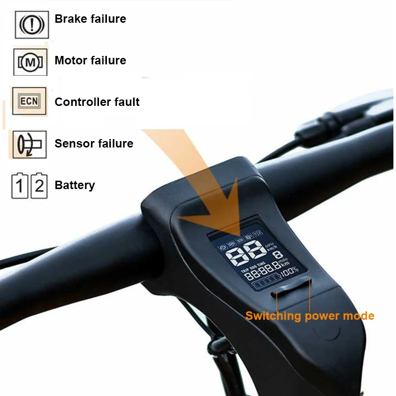 Discount Electric Bike 36V 250w Cycle 5.4AH  Lithium Battery Electric Bicycle Front and Back Disc Brake Ebike With Bluetooth Speaker 2