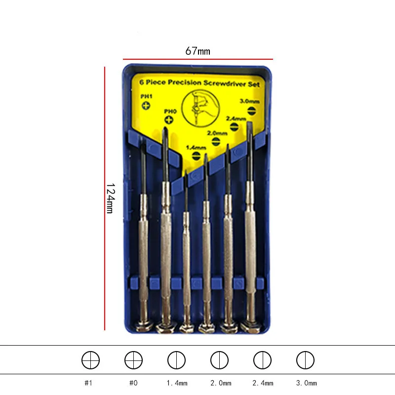Высокое качество многофункциональная прецизионная многофункциональная маленькая отвертка набор часов Отвертка Ремонт часов мобильный инструмент