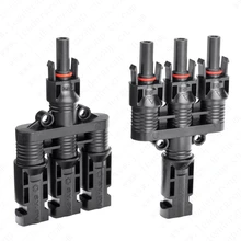 TUV IP68 MC4 3 до 1 т филиал разъем Солнечной PV тройной филиал муфта 3M1F 3F1M мужские и женские разъемы 1 пара