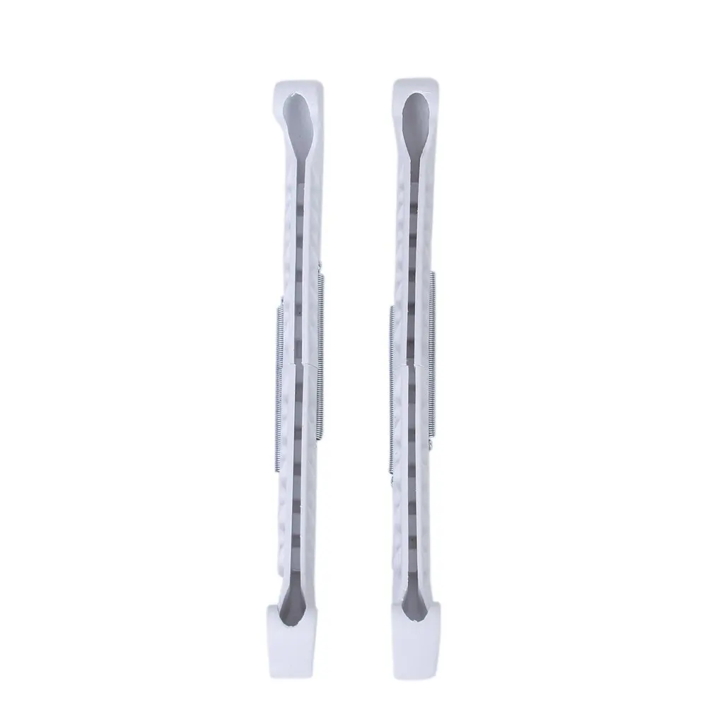 

VSEN NEWBRAND 1Pair Plastic Ice Hockey Skate Blade Guards Covers Adjustable (White)