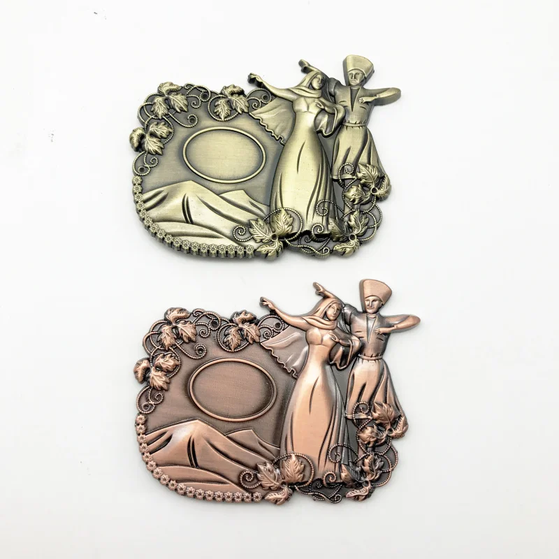 

Russia Style Metal Fridge Magnet Souvenir Decor Magnets for Refrigerators Removable Kitchen Magnet Sticker Home Decor DIY Magnet