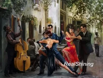 Temptation of Tango Couple dancing(1)
