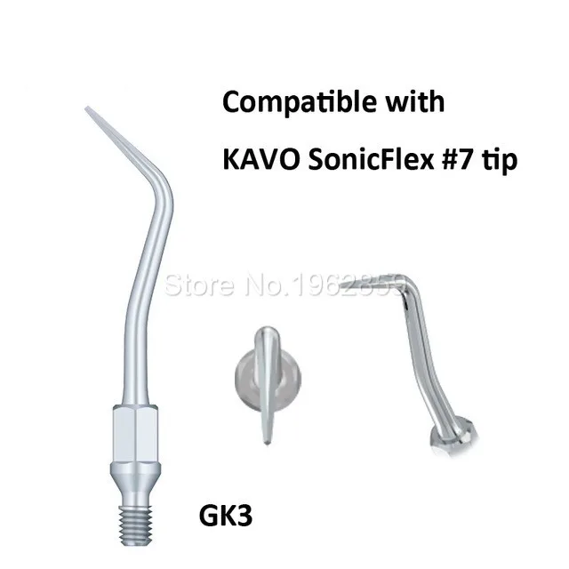 5 Pz/Lotto Gk3 Consigli Scaler Strumenti Per Kavo Strumento Dentista Dentale Attrezzature Ad Ultrasuoni Punta Scala Kavo Compatibile
