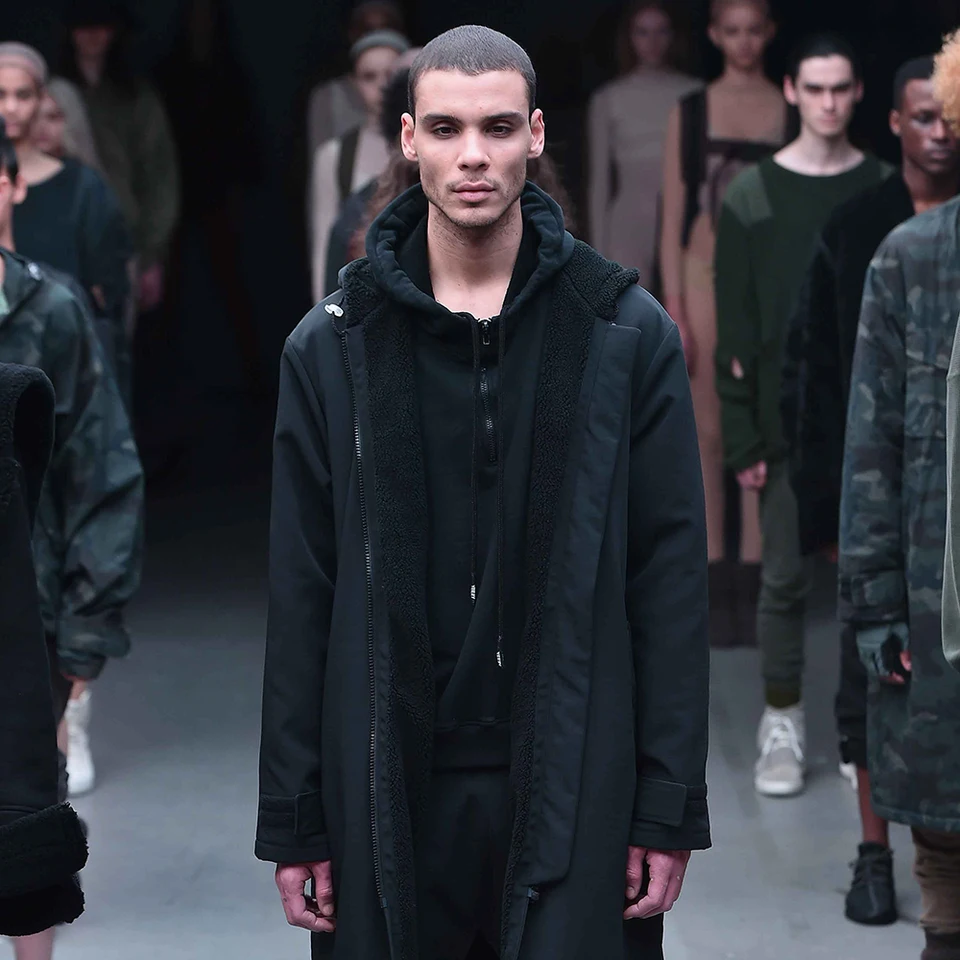 yeezy season 1 half zip