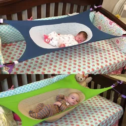 Hamac pour bébé avec filet réglable, lit balançoire détachable, portable, sécurisé 
