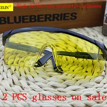2 шт. высокого качества защитные очки разнообразие цветов пыли Airsoft очки нуля царапин анти-шок очки
