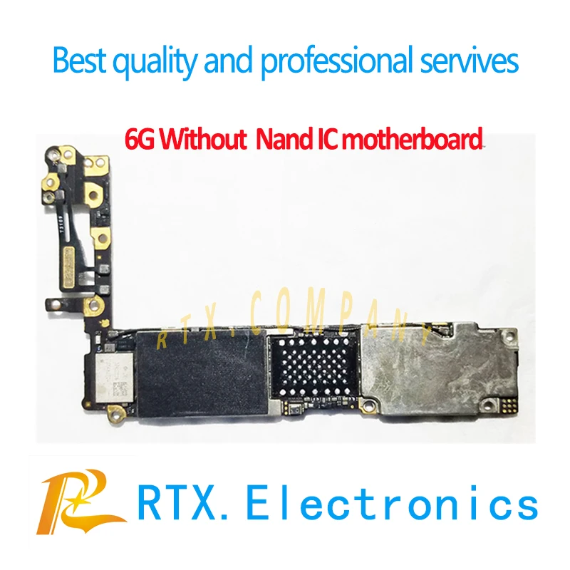 

5pcs/lot for IPhone 6 4.7inch Used Motherboard Without Nand Flash IC chip Main Board Practise Remove & FIX Technical Logic Board