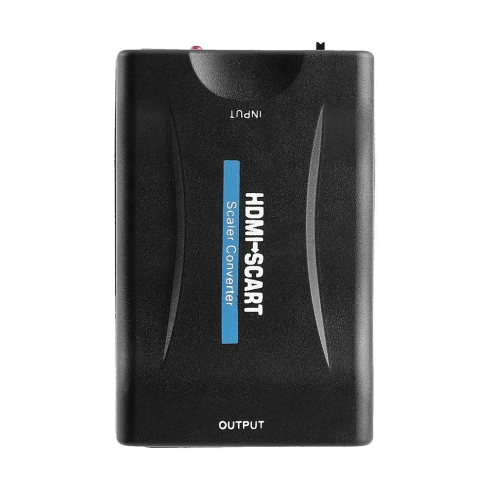 HDMI To Scart Video Audio Converter Box Adapter Switcher For TV Video Recorder DVD Digital Switch Box Plug And Play HDMI To Scart Video Audio Converter Box Adapter Switcher For TV Video Recorder DVD Digital Switch Box Plug And Play