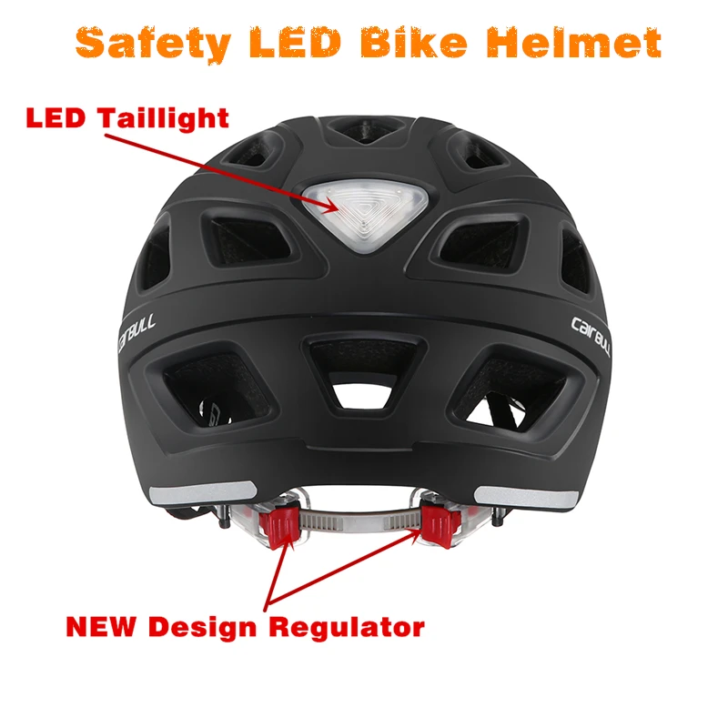CAIRBUL светодиодный велосипедный шлем, велосипедный шлем для отдыха в городе, велосипедный защитный шлем с светильник для гонок, шоссейных велосипедов, съемный козырек, шлем Casco Ciclismo