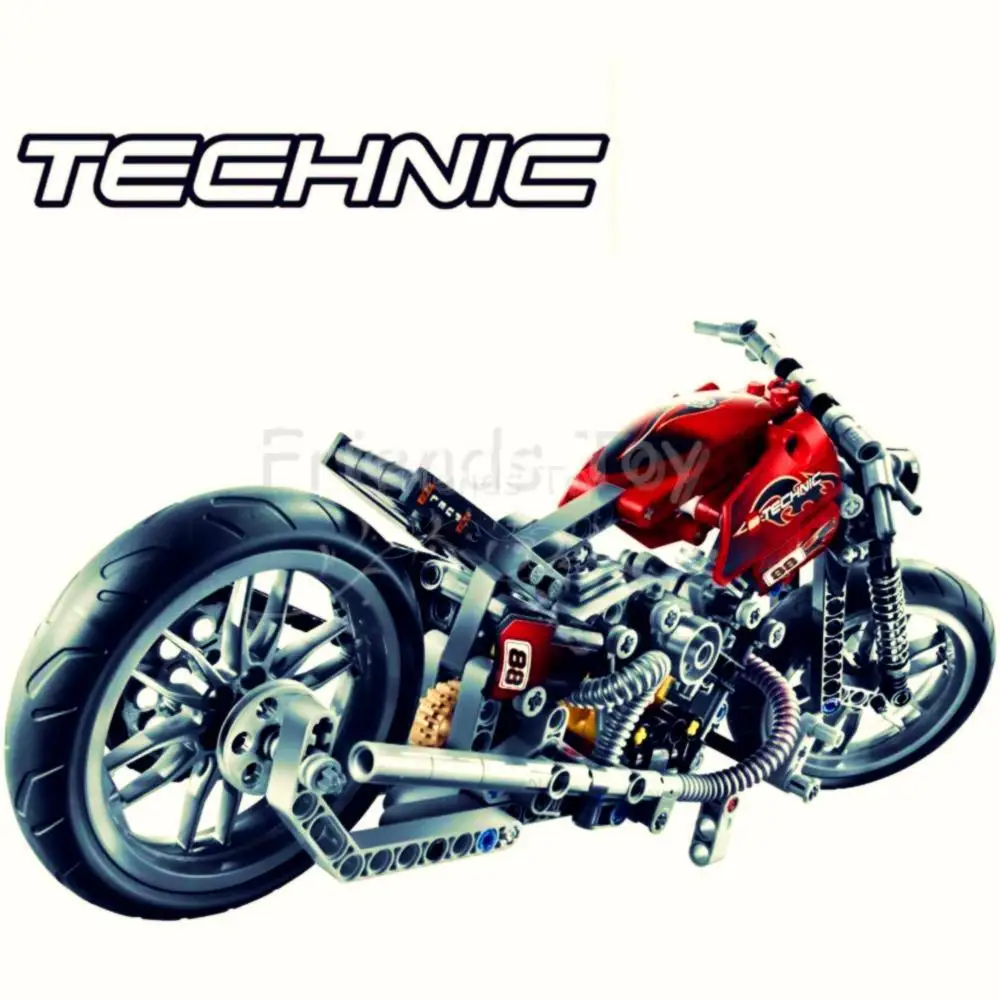 NEEVAS 378Pcs Technic Motorcycle Exploiture DIY Model Harley Building Toy Bricks Block Gift NEEVAS 378Pcs Technic Motorcycle Exploiture DIY Model Harley Building Toy Bricks Block Gift