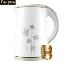 Электрический чайник двухслойный анти-горячий автоматический бойлер питания из нержавеющей стали