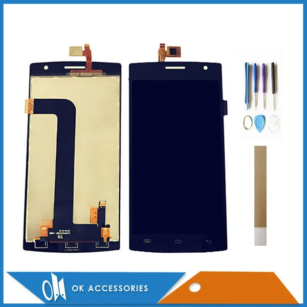 

5.5 Inch For Doogee Kissme DG580 LCD Display With Touch Screen Digitizer Assembly Black Color High Quality With Tools Tape