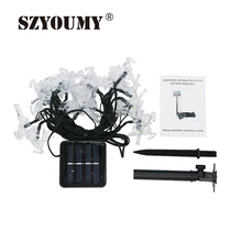 

SZYOUMY Solar Deer String Lights 8 Modes 30 LED Solar Lighting Outdoor Great Kits for Garden Landscape, Xmas Tree Patio Wedding