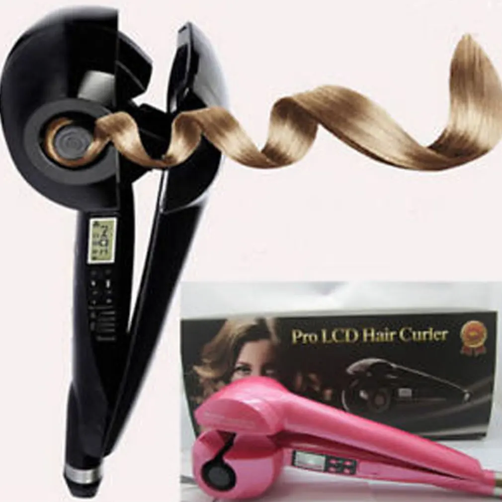 

Automatic Hair Curler Ceramic with LCD Screen Heating Hair Curling Wand Long Hair Styling Magic Deep Waver Hair Curlers Tools