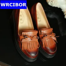 Flats Oxford Shoes women Flats 2017fashion Fringe Brogue Oxford Women Shoes moccasins sapatos femininos sapatilhas zapatos muje