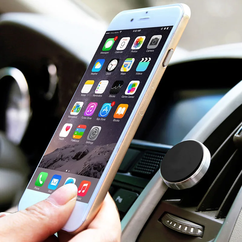 

Bracket Magnetic Air Vent Mount Mobile Smartphone Stand Magnet Support Cell Cellphone Telephone Desk Tablet GPS Car Phone Holder