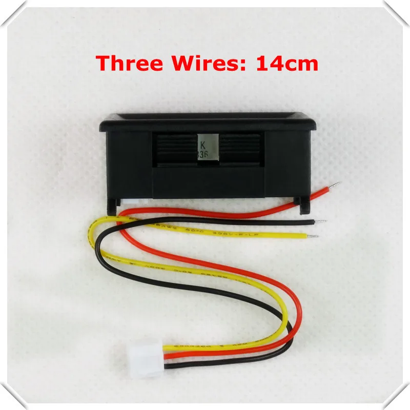 RD 4 цвета 0,3" Цифровой вольтметр три провода 5 цифр DC 0-33 в панель напряжения Светодиодный Индикатор прибора [4 шт./партия]