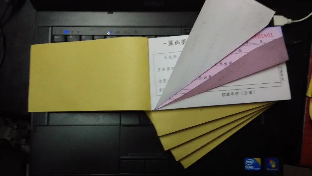 Us 175 0 Custom Print Size17 5x9 5cm Delivery Invoice Payment Receipt Carbonless Receipt Invoice Book Quote Books Duplicate Printing In Photo