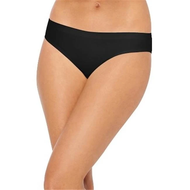Hanes 42ST Black & White & Stripe Assorted Ultimate Smooth Tec Womens Bikini Panties Black & White & Stripe Assorted - Size 8