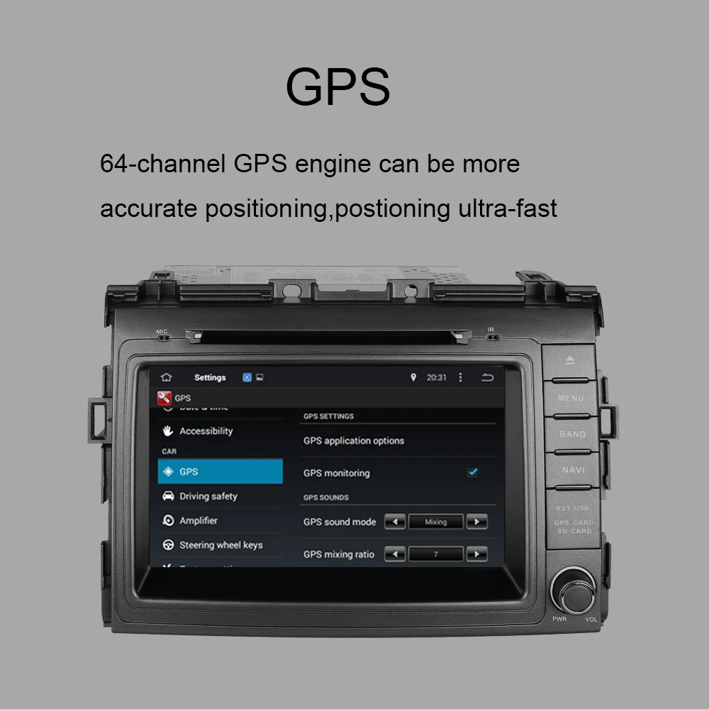 Perfect 4G RAM Octa Core 1024*600 Android 9.0 Car DVD GPS for TOYOTA PREVIA/Estima /Tarago/Canarado 2006-2018 Head Unit Car GPS Navigati 5