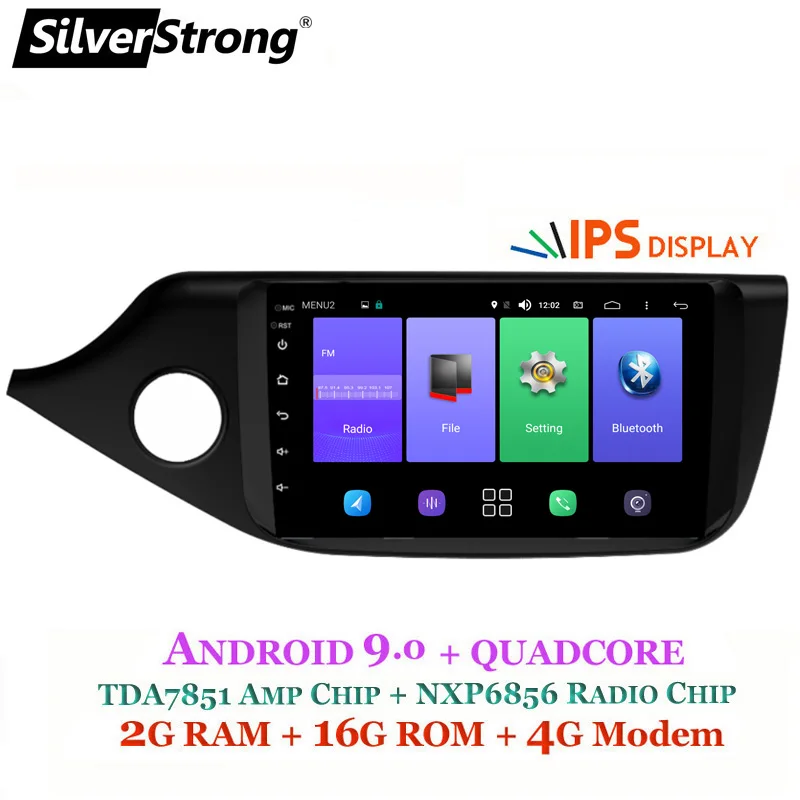Clearance SilverStrong Android9.0 IPS Car Radio For KIA Ceed Android 2012-2016 Cee