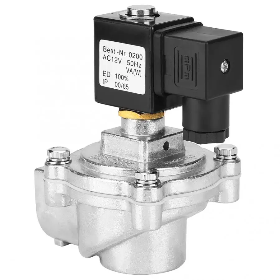 Запорный клапан электрический клапан G1 угол света импульсный Соленоидный клапан электрический магнитный клапан