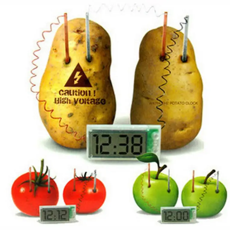 

BOHS Circuit Potato Clock Science Kit Electronics Discovery Power Generation Physics Science Toys