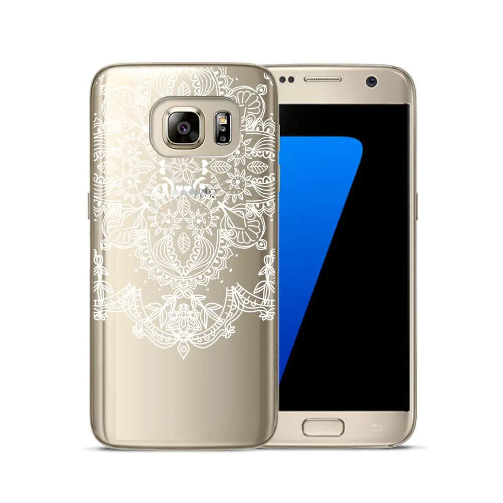 Clear painted Case FOR Samsung S6 Soft TPU Phone Case FOR Samsung S8 Smart Back Protective Phone Cover FOR Galax S5 S7 S8 Plus (8)