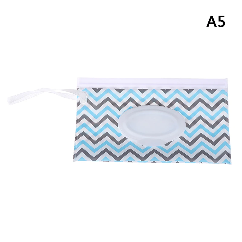 Print Baby Wet Wipes Bag Reusable Wet Wipes Cover Container For Wet Wipes Baby Skin Care Travel Wipes Bag