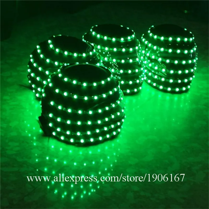 LED helmet Luminous helmet costume Alexander robot01