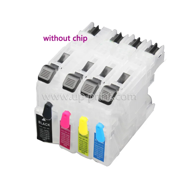 

4pcs refillable ink cartridge For Brother LC133 LC135 LC137 for brother DCP-J4110DW,MFC-J4410DW,MFC-J4510DW,MFC-J4710DW