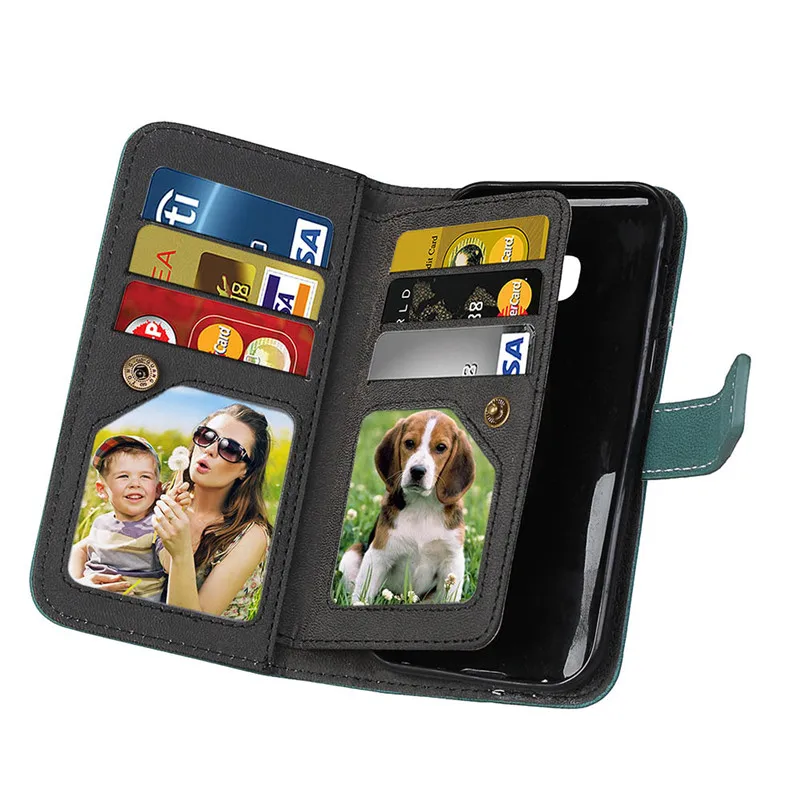 Luxury Wallet Case sFor Samsung Galaxy A3 2017 A320 A5 2017 A520 A7 2017 A720 Multifunction Nine cards Case Flip Leather Phone Coque Cover sFor Samsung Galaxy A5 2016 A510 A7 2016 A710 Case cover4