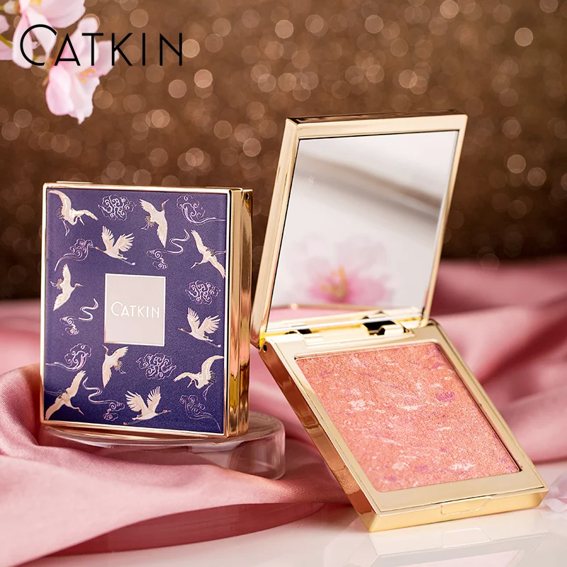 CATKIN Eternal Love 10 г Rosy Cranes Blush C01 Drunk In Flower стойкие натуральные румяна