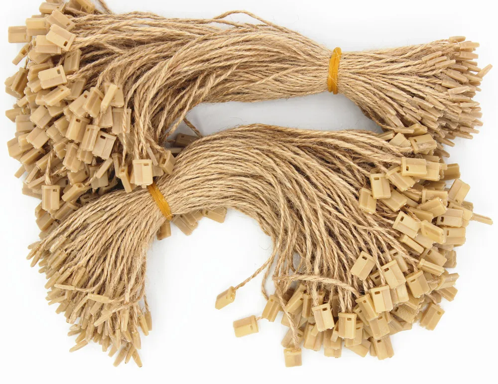 Free-shipping-500pcs-hemp-rope-clothing-tag-cord-string-jute-sling ...
