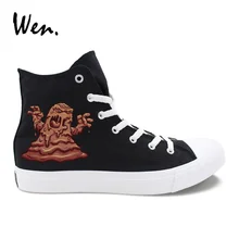 Вэнь Мужская Вулканизированная обувь дизайн Monste Mud мужские парусиновые кроссовки женские плимсоллы сезон Эспадрильи обувь на плоской подошве с перекрестными ремешками