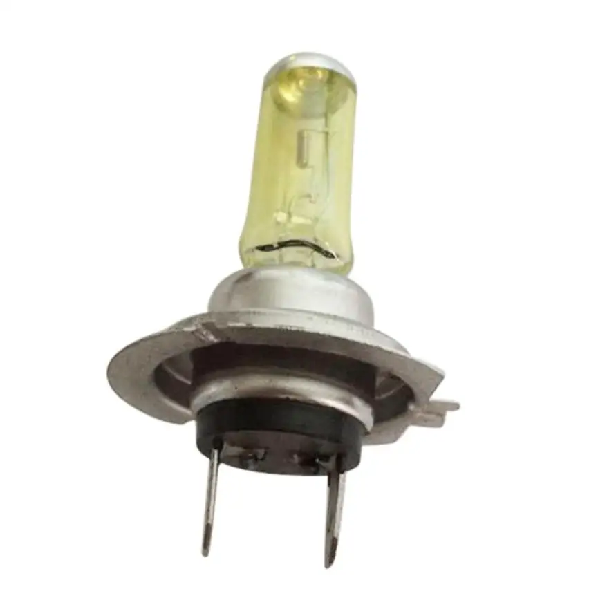 

2pcs 12V Xenon Bright H7 55W 6000K Gas Halogen Headlight Yellow Light Lamp Bulbs Yellow