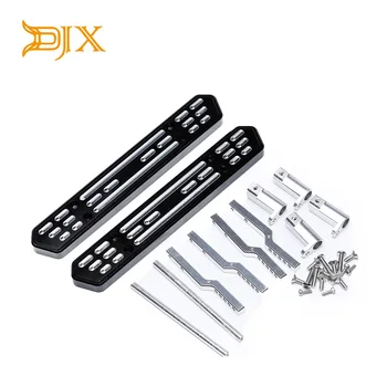 

DJX 1 Pair Alloy Metal Side Step Plate Foot Board for 1/10 RC Crawler for Axial SCX10
