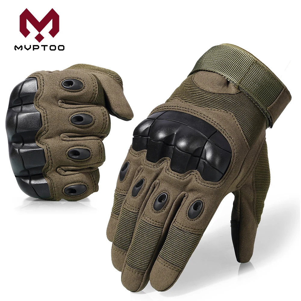 

Touch Screen Motorcycle Gloves Motocross Motorbike Military Army Tactical Rubber Hard Knuckle Full Half Finger Glove Men Women