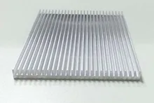 New ultra-thin Electronic dense tooth radiator aluminum radiator profiles 80*7*100mm circuit boards heatsink can be customized