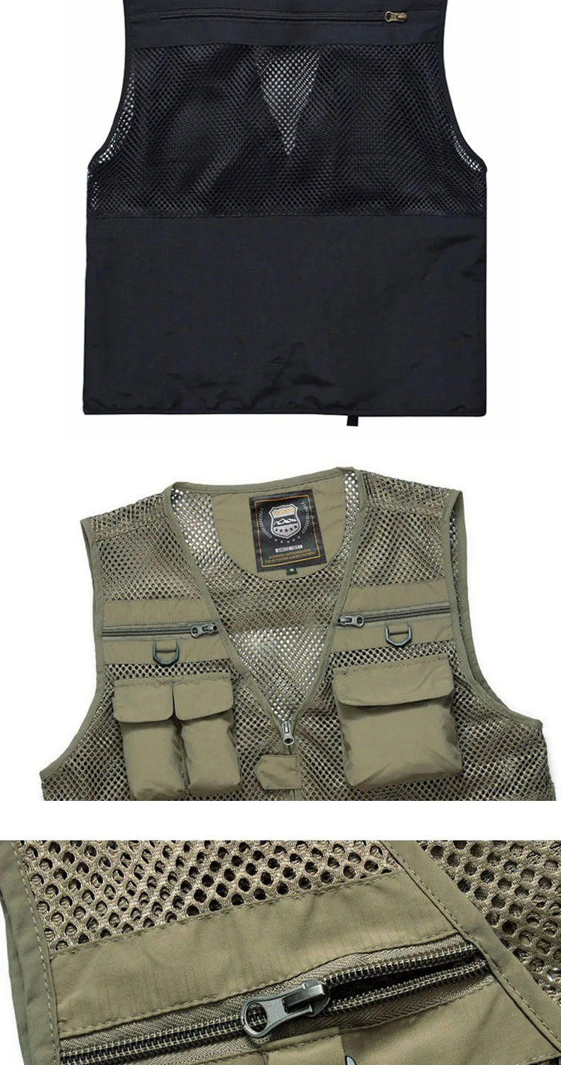 New Arrival Multi-pockets Photography Cameraman Vest 68