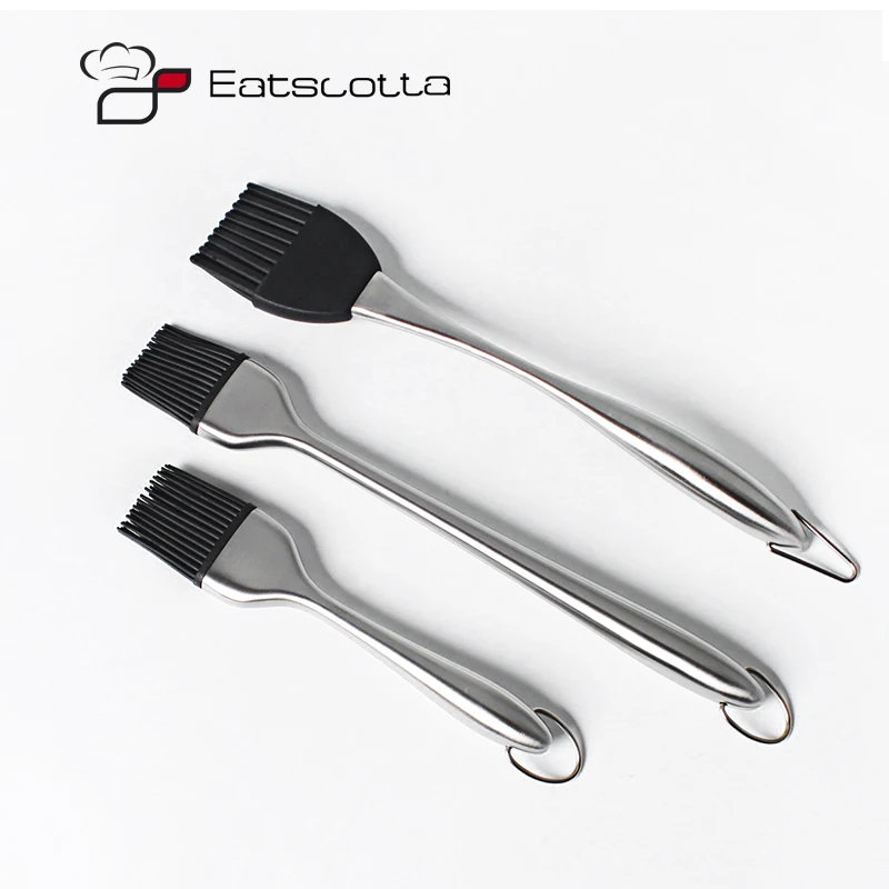 grill basting brushes oil brushes for cake butter bread pastry brush stainless steel handle with